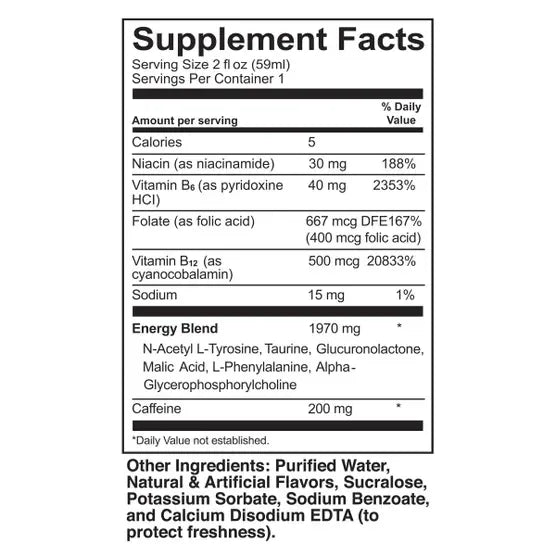 Kirkland Signature Energy Shot, 48 Bottles, 2 Ounces Each