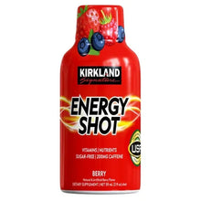 Energy Shot bottle, sugar-free 200 mg caffeine, berry flavor