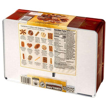 Kirkland Signature European Cookies tin back label with nutrition facts and ingredients