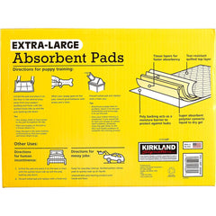 Kirkland Signature Extra-Large Absorbent Pads, 30 in L X 23 in W, 100-count - USA MEGA SHOP