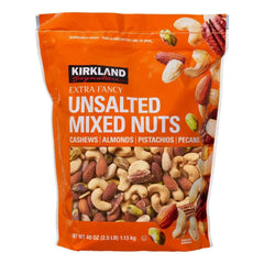 Kirkland Signature Extra Fancy Mixed Nuts, Unsalted, 2.5 lbs - USA MEGA SHOP