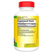 Vitamin D3 50 mcg softgel supplement bottle, back label Supplement Facts