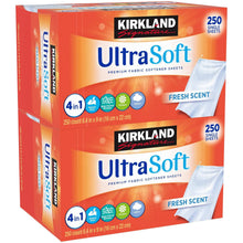 Fabric softener sheets box set: UltraSoft fresh scent, 250-count single sheets