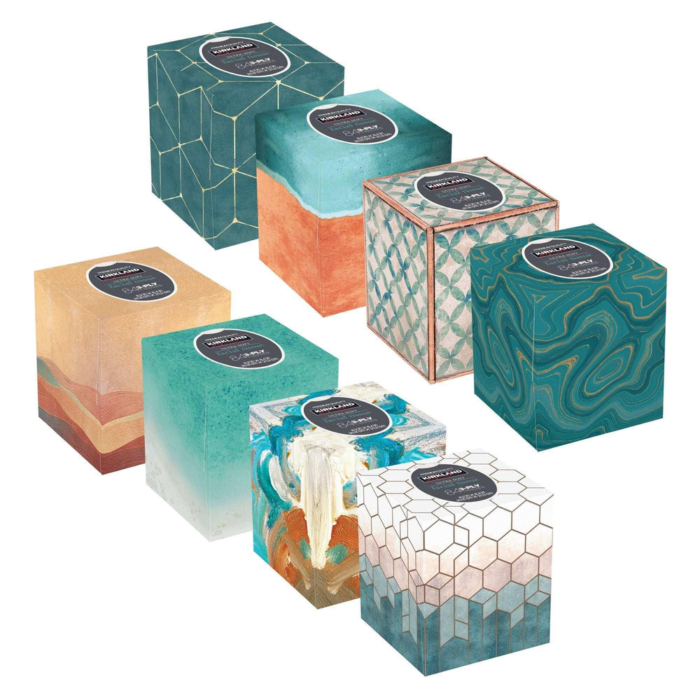 Kirkland Signature Facial Tissue, 3-Ply, 84-count, 12-pack - USA MEGA SHOP