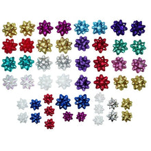 Kirkland Signature gift bows in assorted gold, pink, blue, purple, red, green, and silver