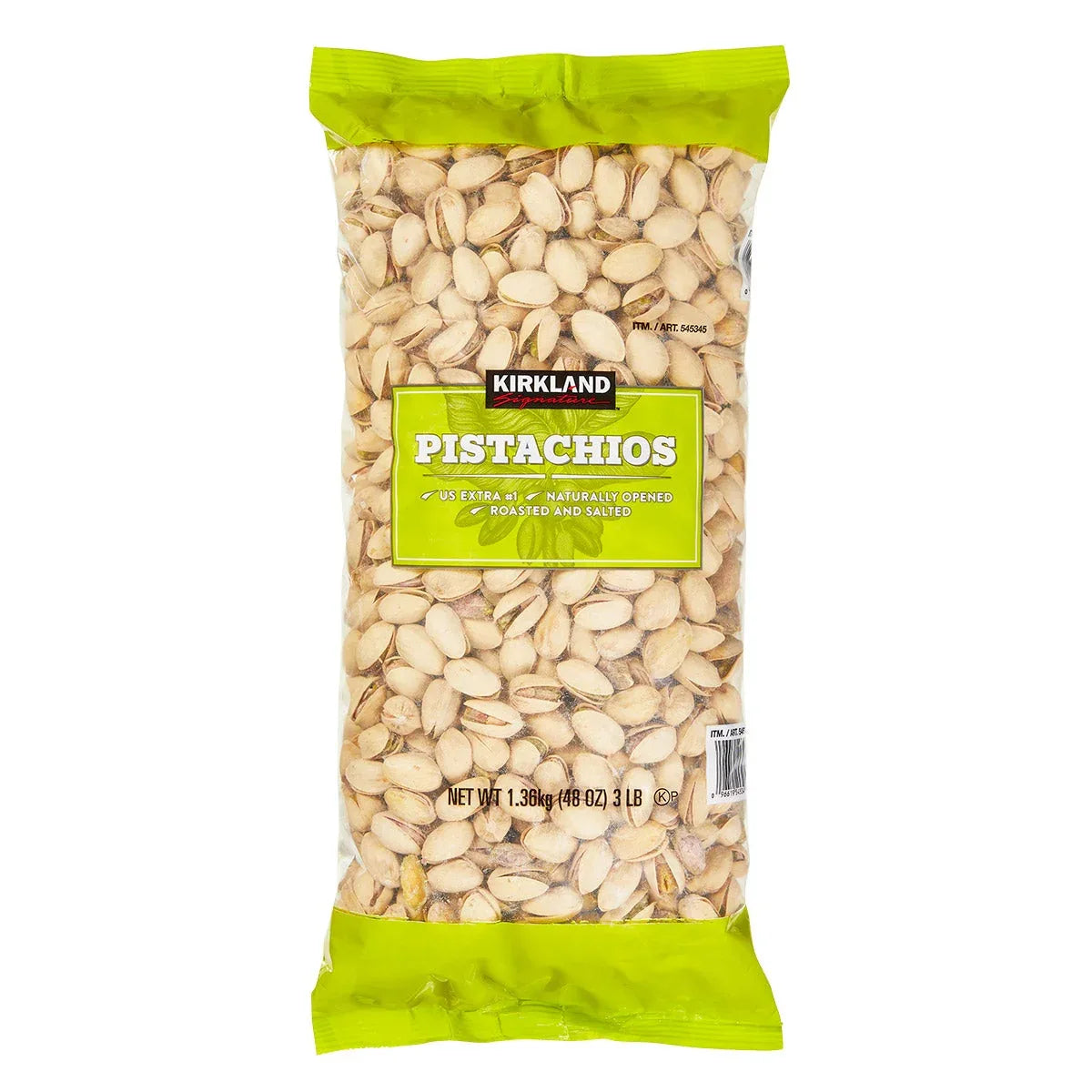Kirkland Signature In-Shell Pistachios, Salted, 3 lbs - USA MEGA SHOP