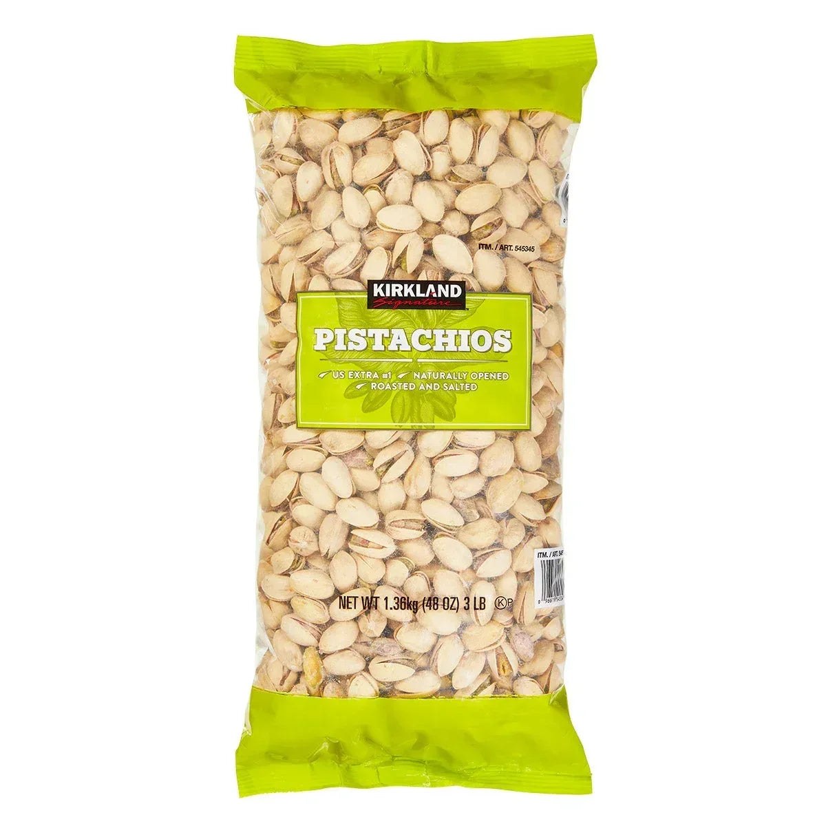 Kirkland Signature In-Shell Pistachios, Salted, 3 lbs
