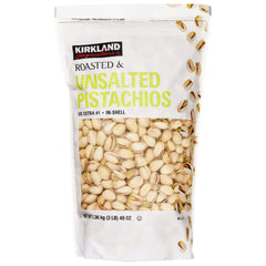 Kirkland Signature In-shell Pistachios, Unsalted, 3 lbs - USA MEGA SHOP