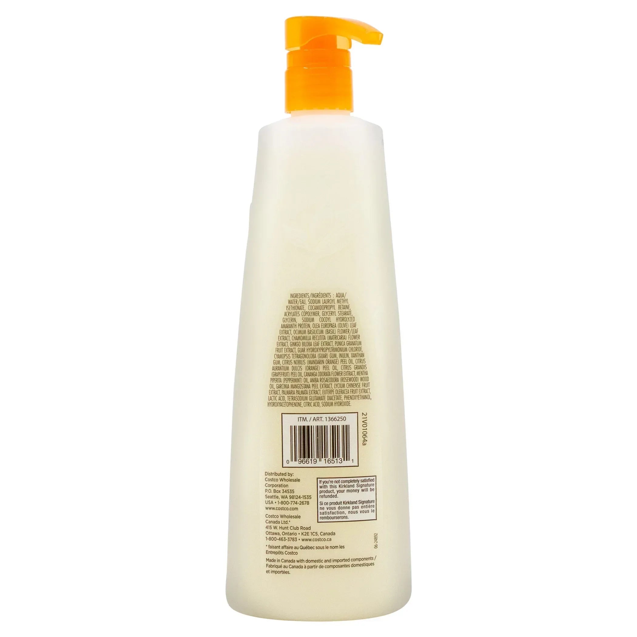 Kirkland Signature Liquid Body Wash, Natural Citrus, 27 fl oz, 2-count