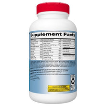 Kirkland Signature men's multivitamin bottle showing Supplement Facts label