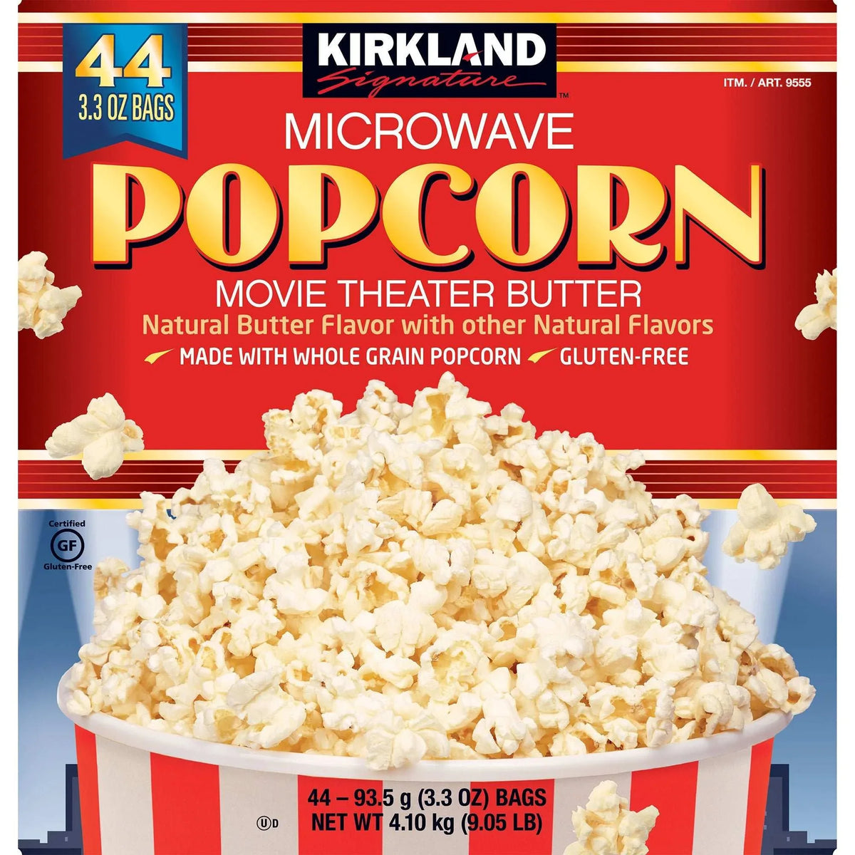 Kirkland Signature Microwave Popcorn, 3.3 oz, 44-count - USA MEGA SHOP