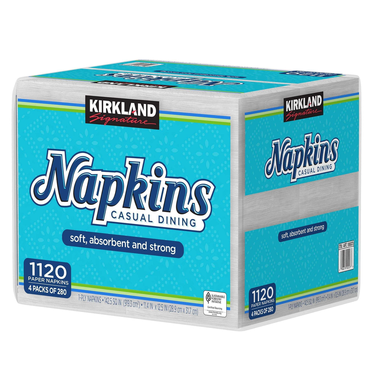 Kirkland Signature Napkins, 1-Ply, 280-count, 4-pack - USA MEGA SHOP