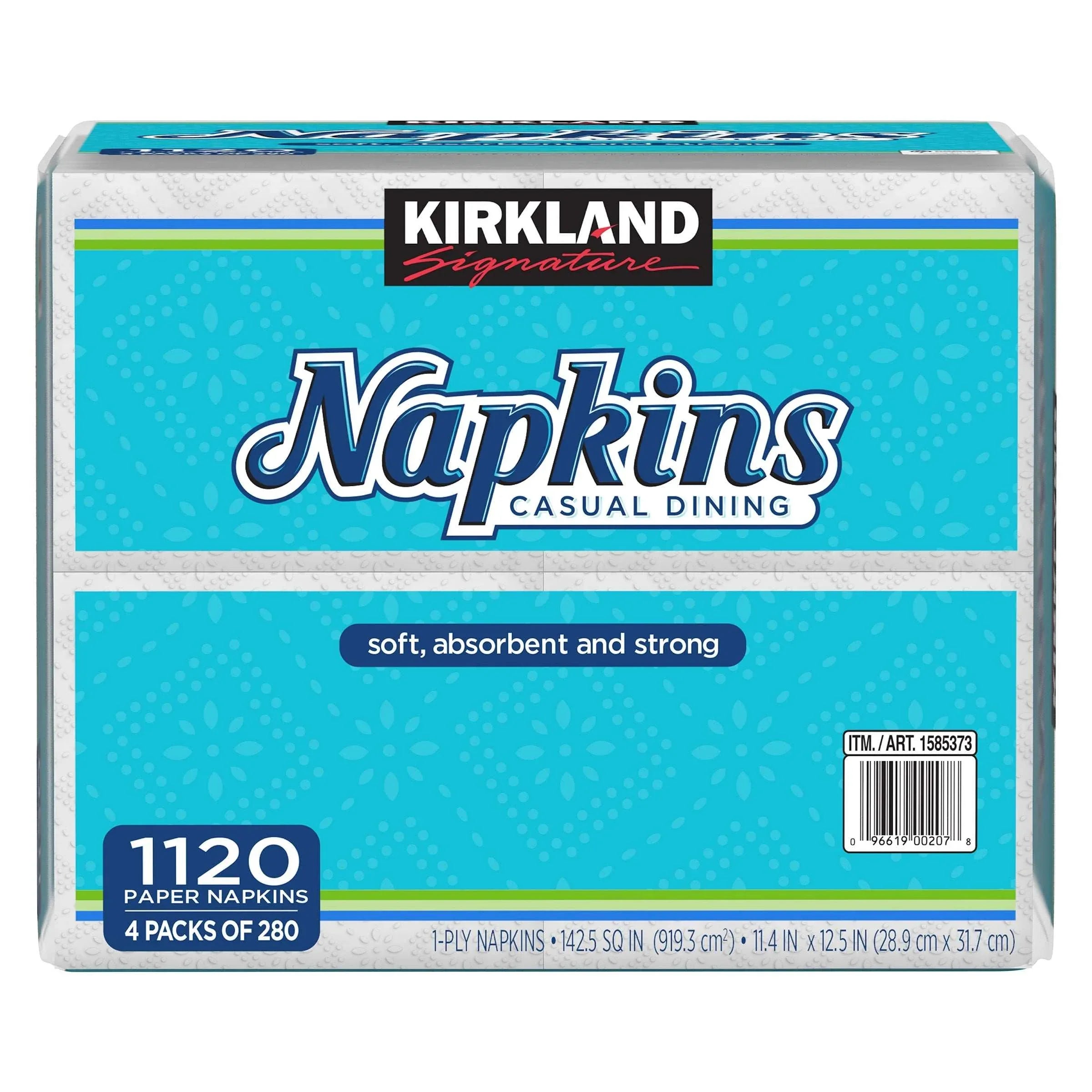 Kirkland Signature Napkins, 1-Ply, 280-count, 4-pack - USA MEGA SHOP