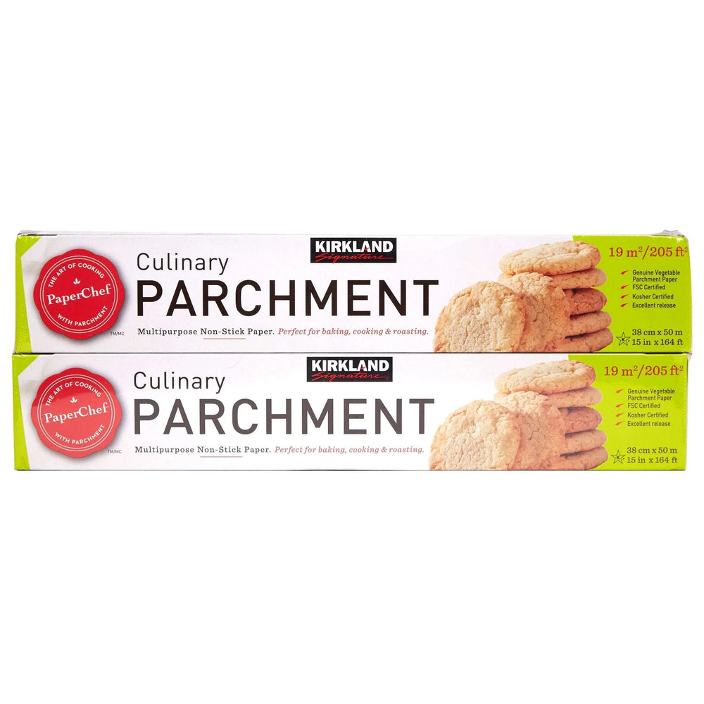 Kirkland Signature Non-Stick Parchment Paper Rolls, 15 in x 164 ft, 2-pack - USA MEGA SHOP