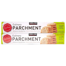 Non-stick parchment paper roll multipack package with two rolls, 15 in x 164 ft