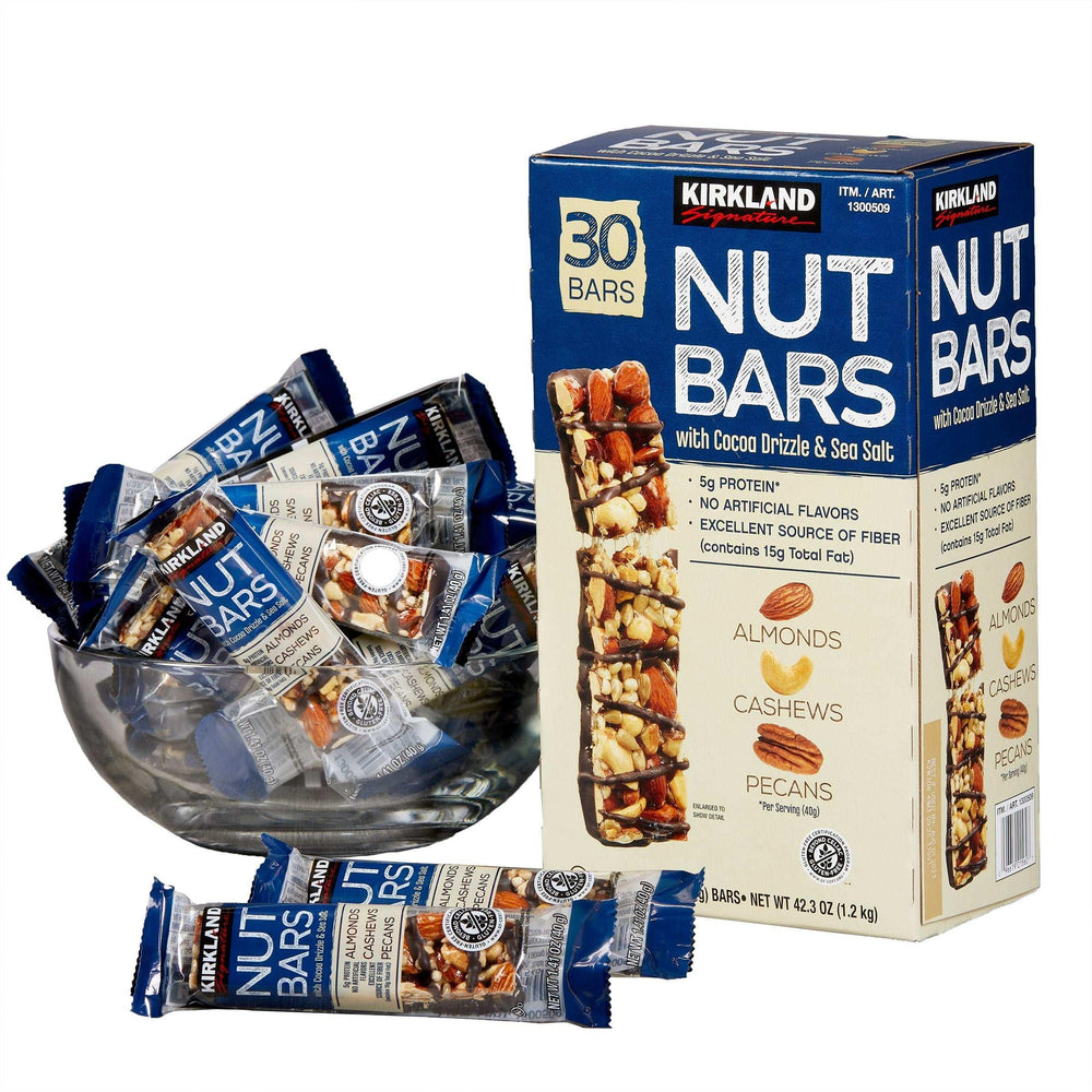 Kirkland Signature Nut Bars, 1.41 oz, 30-count - USA MEGA SHOP