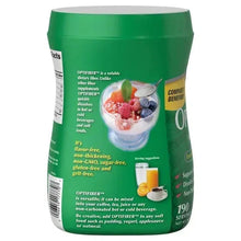 Kirkland OPTIFIBER supplement tub side panel with benefits and usage info