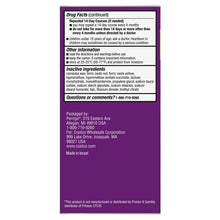 Omeprazole 20 mg tablets box back panel with contact details and made-in information