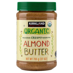 Kirkland Signature Organic Almond Butter, Creamy, 27 oz - USA MEGA SHOP