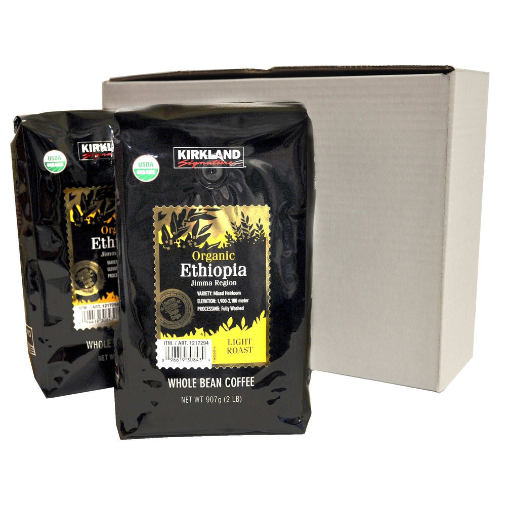 Kirkland Signature Organic Ethiopia Whole Bean Coffee, 2 lbs