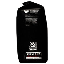 Dark coffee bag with Limited Edition Single Origin text and multi-layer bag icon