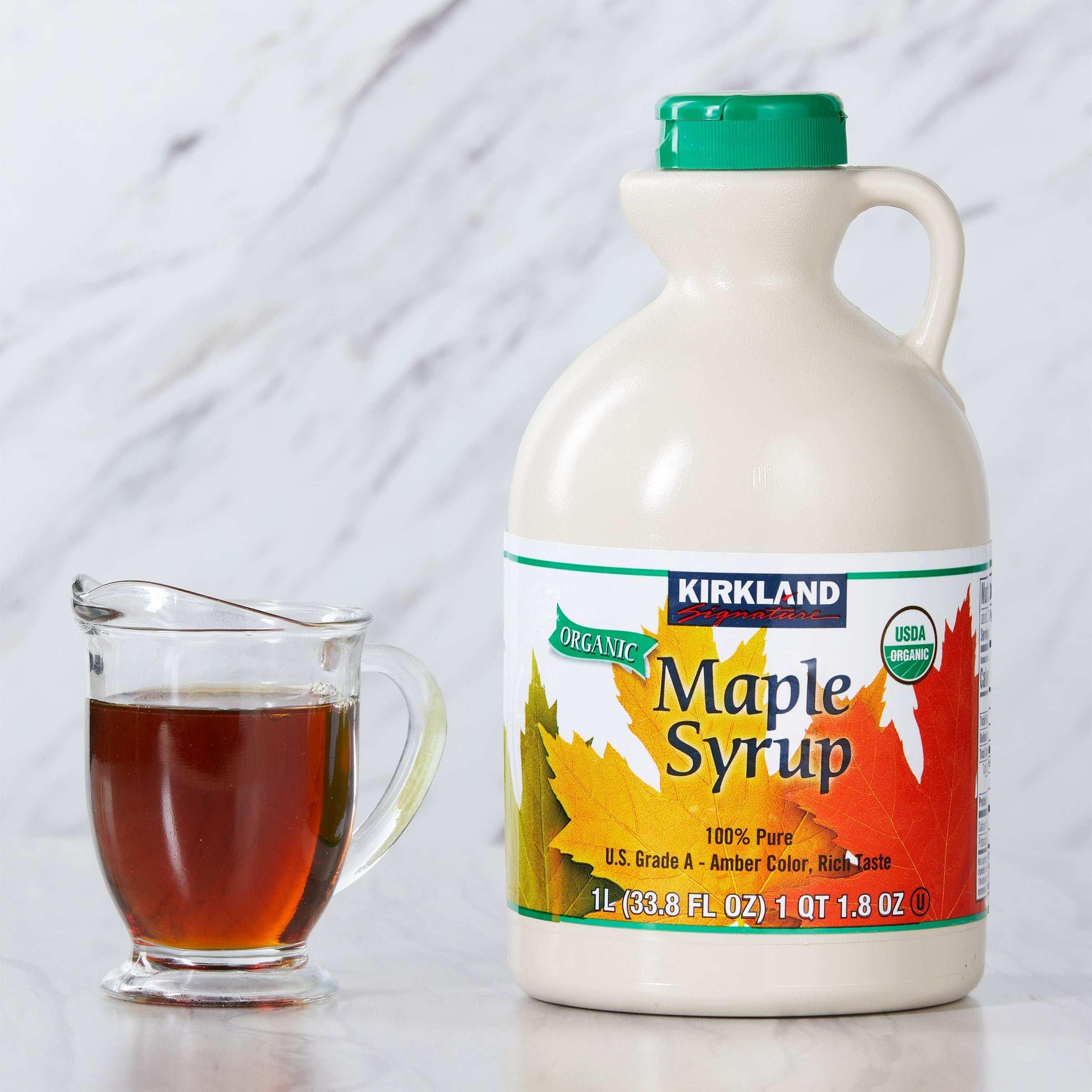 Kirkland Signature Organic Pure Maple Syrup, 33.8 oz - USA MEGA SHOP