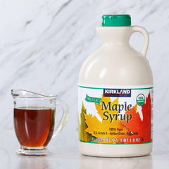 Kirkland Signature Organic Pure Maple Syrup, 33.8 oz - USA MEGA SHOP
