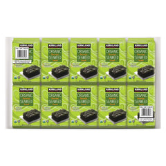 Kirkland Signature Organic Roasted Seaweed, 0.6 oz, 10-count - USA MEGA SHOP