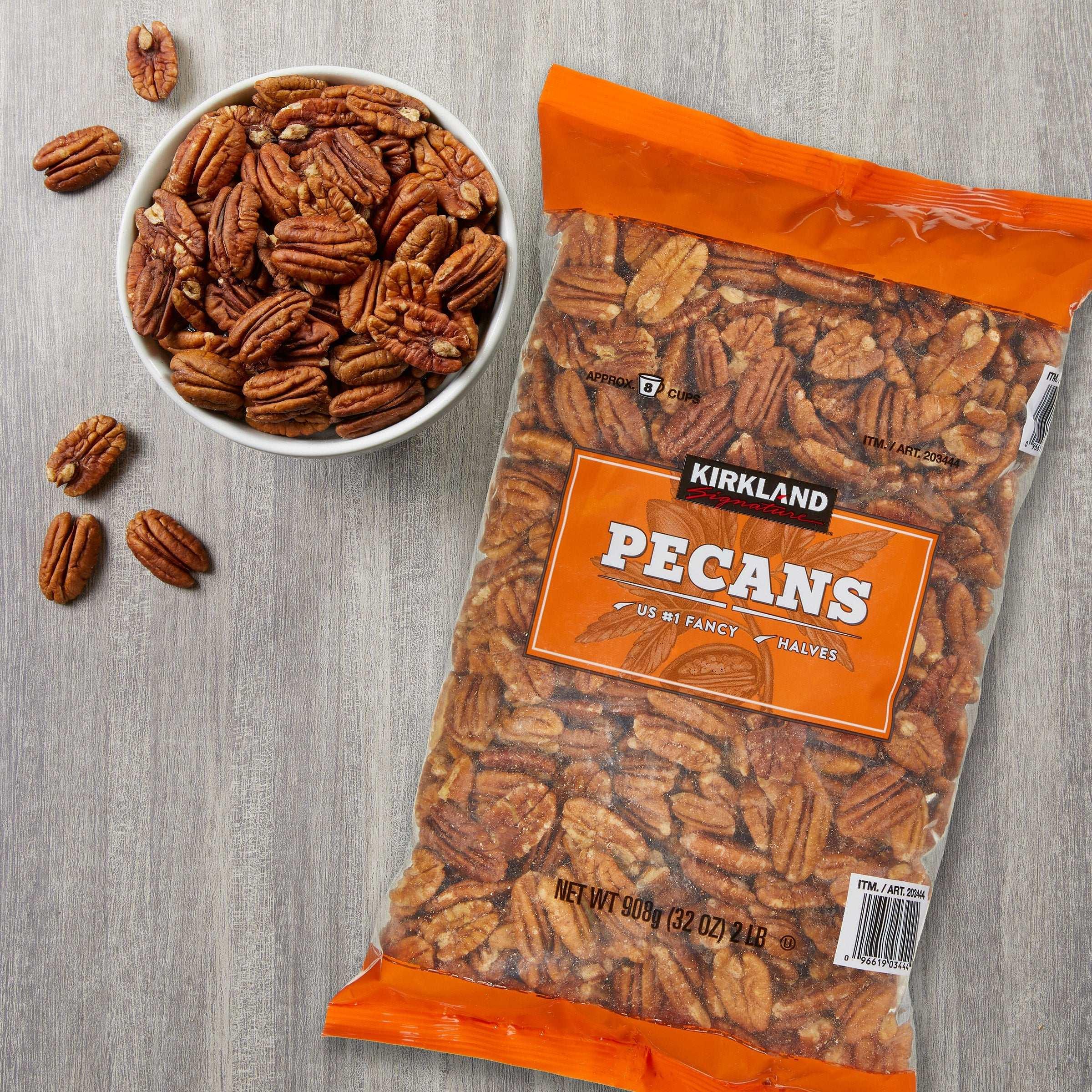 Kirkland Signature Pecan Halves, 2 lbs - USA MEGA SHOP