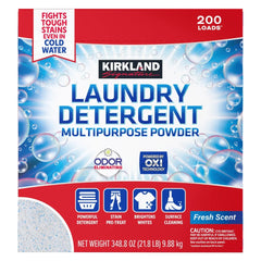 Kirkland Signature Powder Laundry Detergent, 200 Loads, 348.8 oz