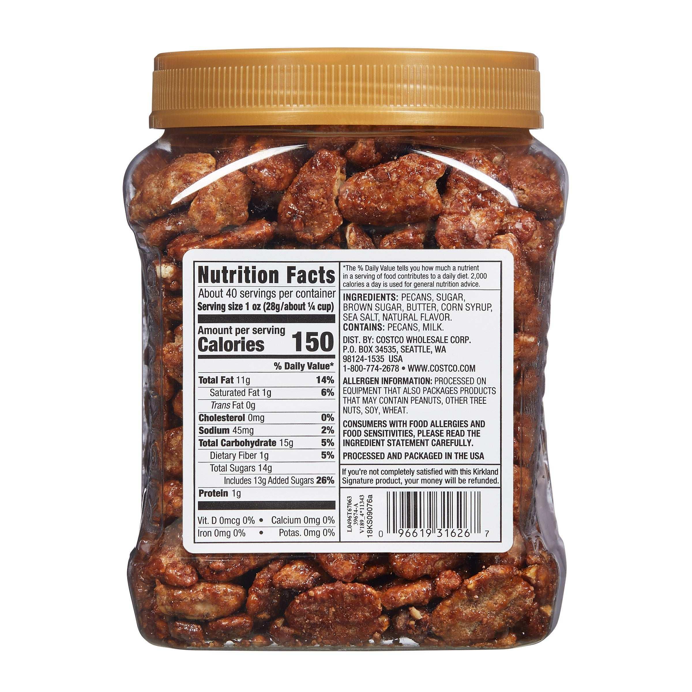 Kirkland Signature Praline Pecans, 2.5 lbs - USA MEGA SHOP