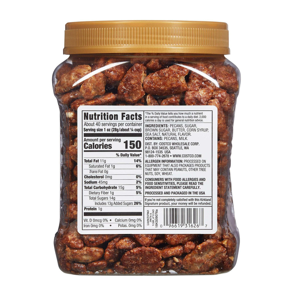 Kirkland Signature Praline Pecans, 2.5 lbs - USA MEGA SHOP