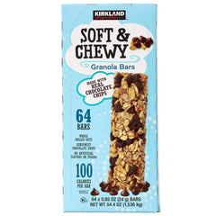 Kirkland Signature Soft & Chewy Granola Bars, 0.85 oz, 64-count - USA MEGA SHOP