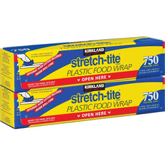 Kirkland Signature Stretch-Tite Plastic Food Wrap, 11 7/8 in x 758 ft, 2-count - USA MEGA SHOP