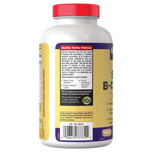 Kirkland Signature Super B-Complex bottle with red cap, side label and USP mark