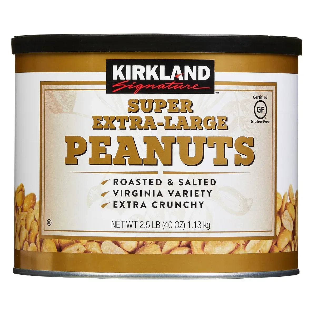 Kirkland Signature Super Extra-Large Peanuts, 2.5 lbs 2 Pack