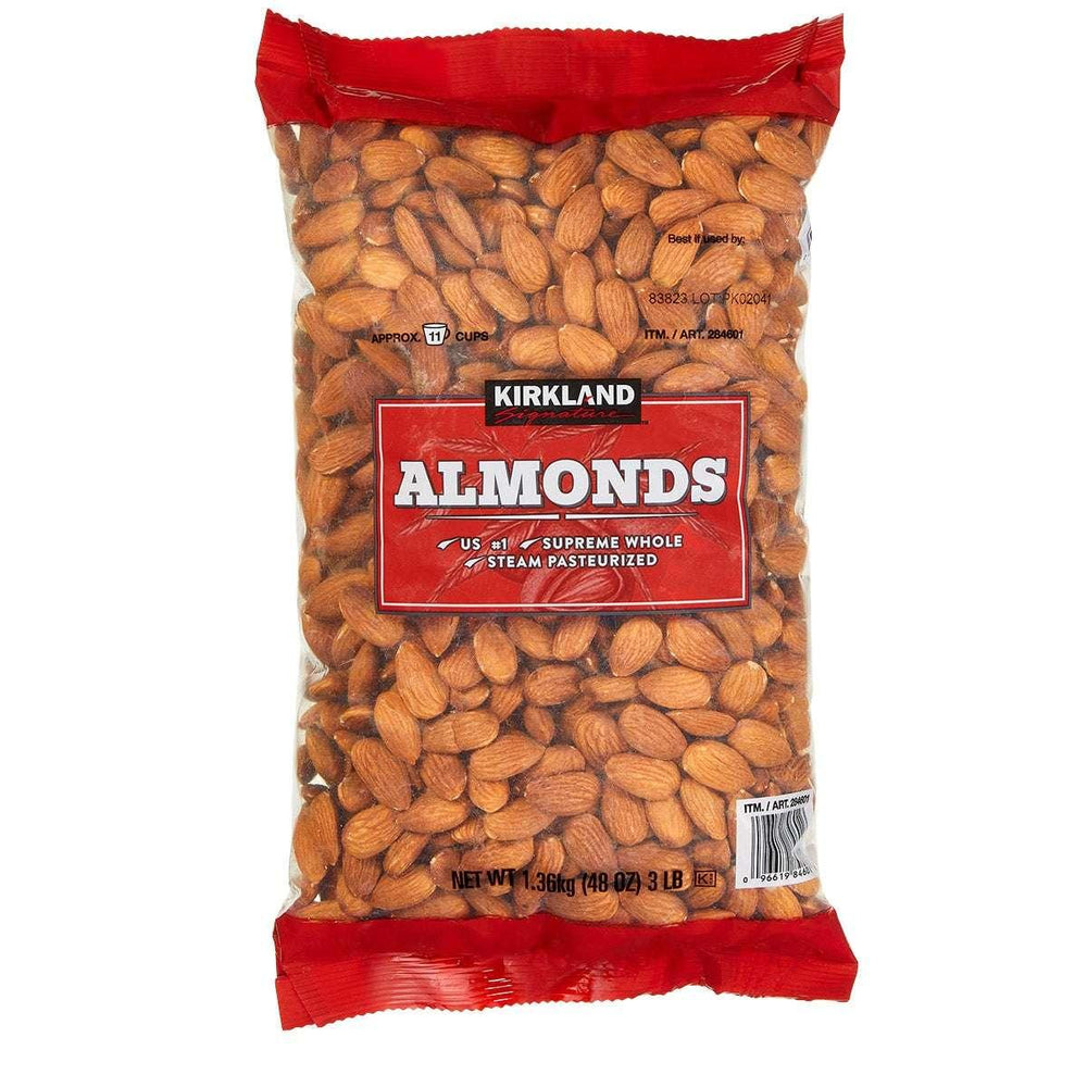 Kirkland Signature Supreme Whole Almonds, 3 lbs - USA MEGA SHOP