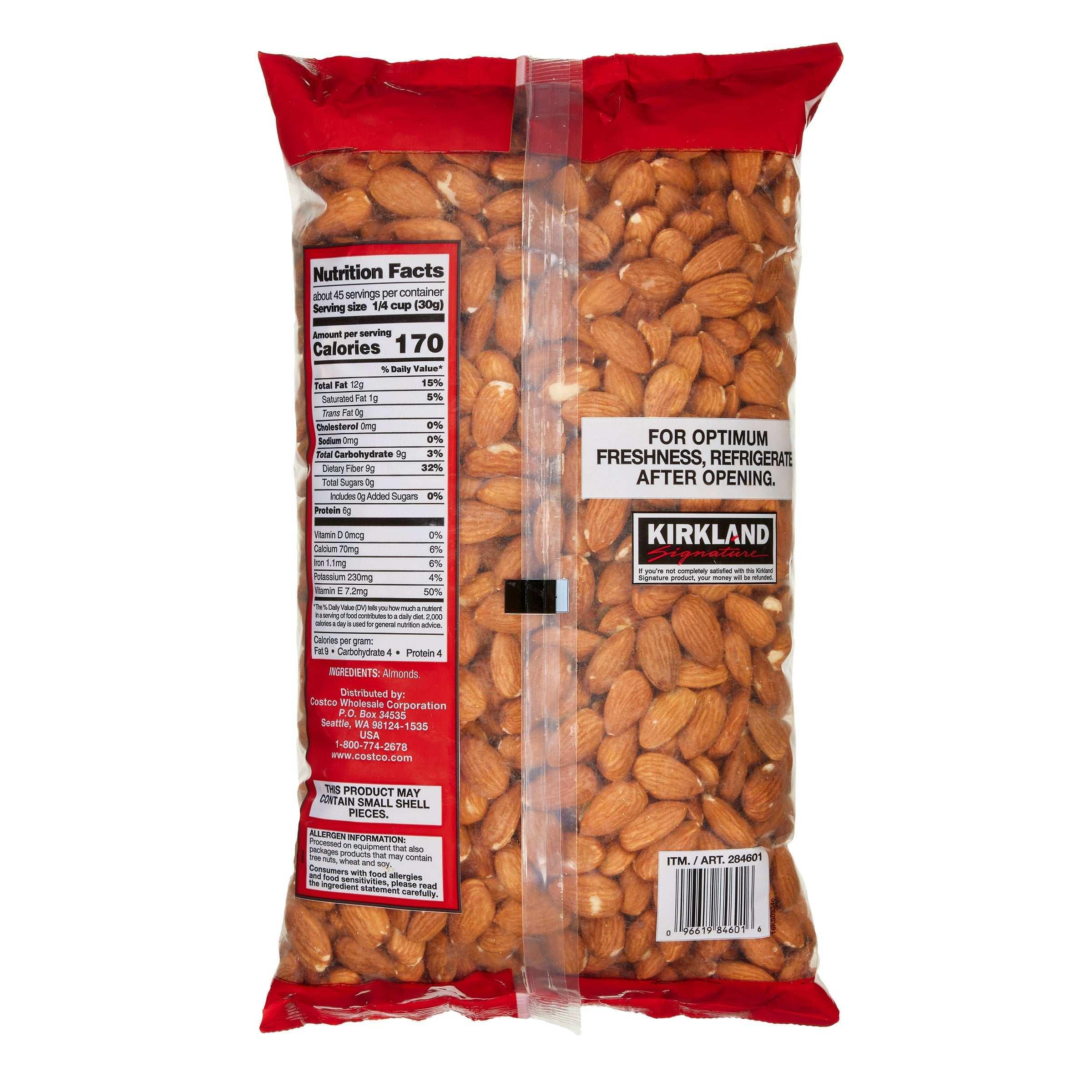 Kirkland Signature Supreme Whole Almonds, 3 lbs - USA MEGA SHOP