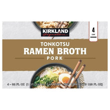 Tonkotsu ramen broth pork carton front with 4-count label