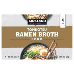 Kirkland Signature Tonkotsu Pork Ramen Broth, 32 fl oz, 4-count
