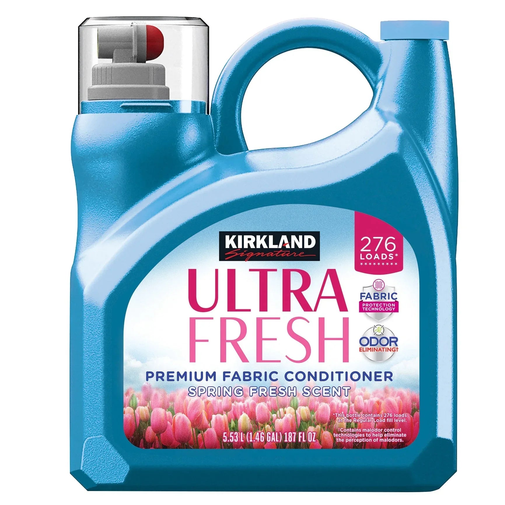Kirkland Signature Ultra Fresh Premium Fabric Conditioner, 276 Loads, 187 fl oz - USA MEGA SHOP