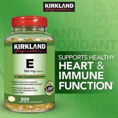 Kirkland Signature Vitamin E 180 mg., 500 Softgels
