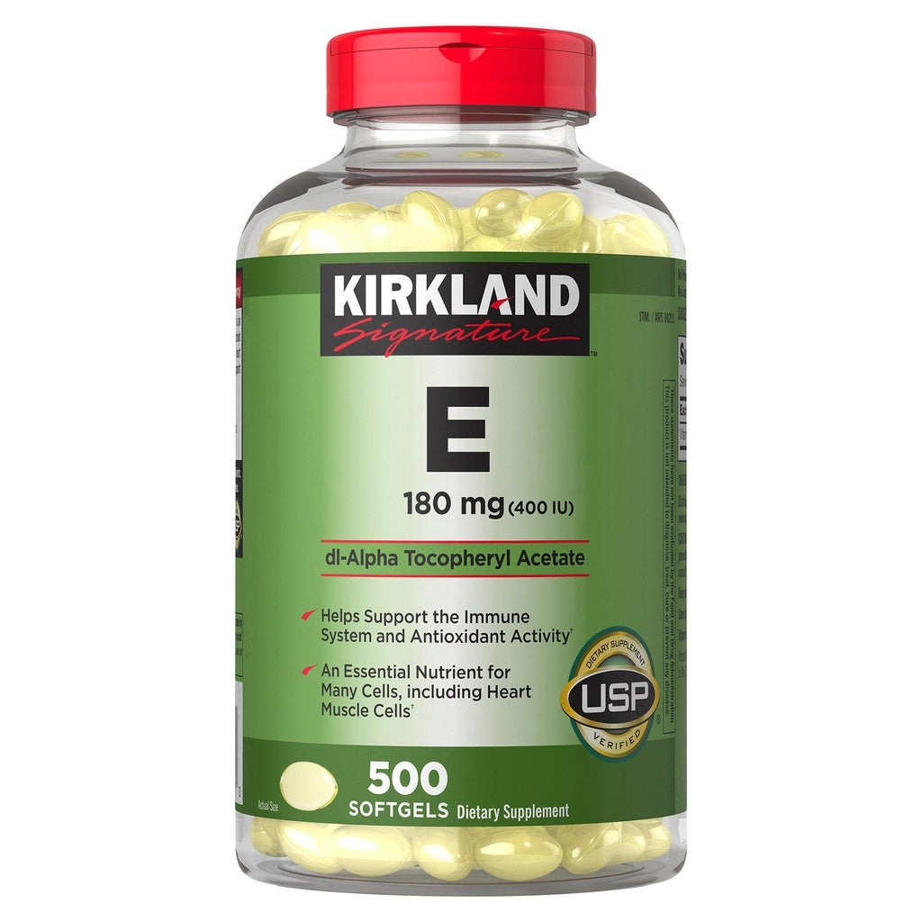 Kirkland Signature Vitamin E 180 mg., 500 Softgels