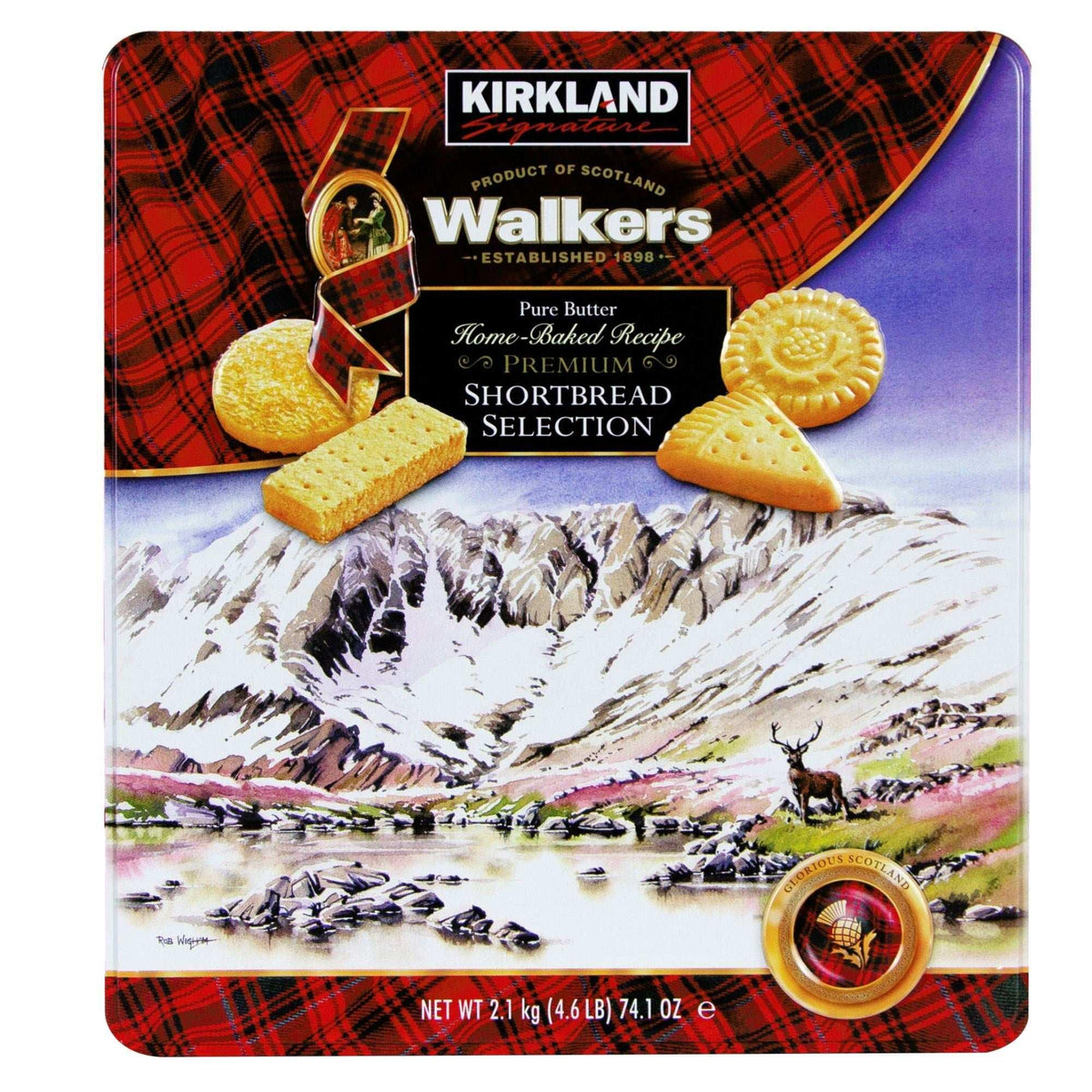 Kirkland Signature Walkers Premium Shortbread Selection, 4.6 lbs - USA MEGA SHOP