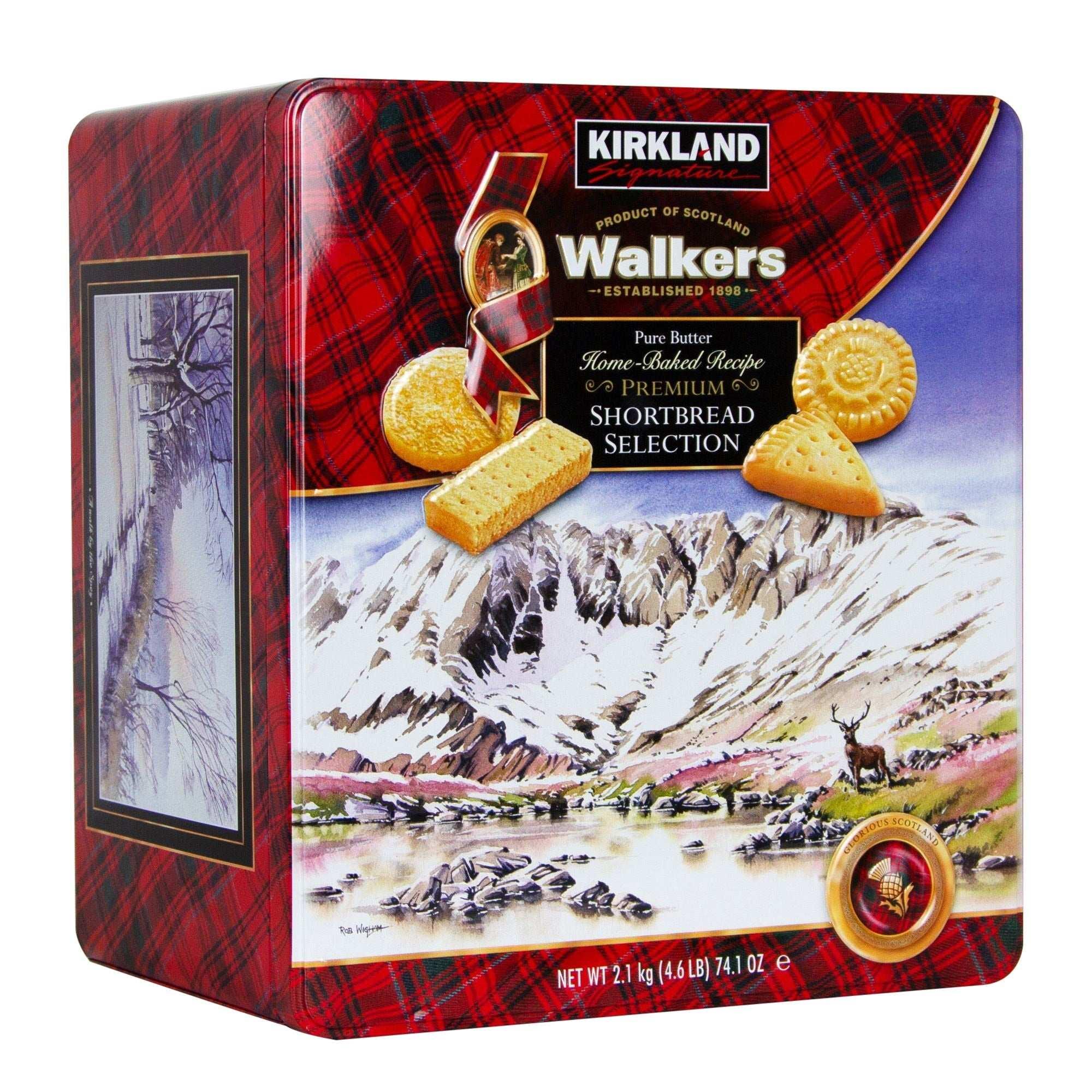 Kirkland Signature Walkers Premium Shortbread Selection, 4.6 lbs - USA MEGA SHOP