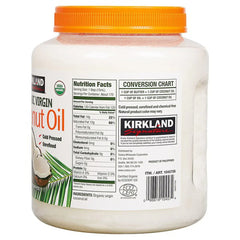 Kirkland Signature, Organic Virgin Coconut Oil, 84 fl oz - USA MEGA SHOP