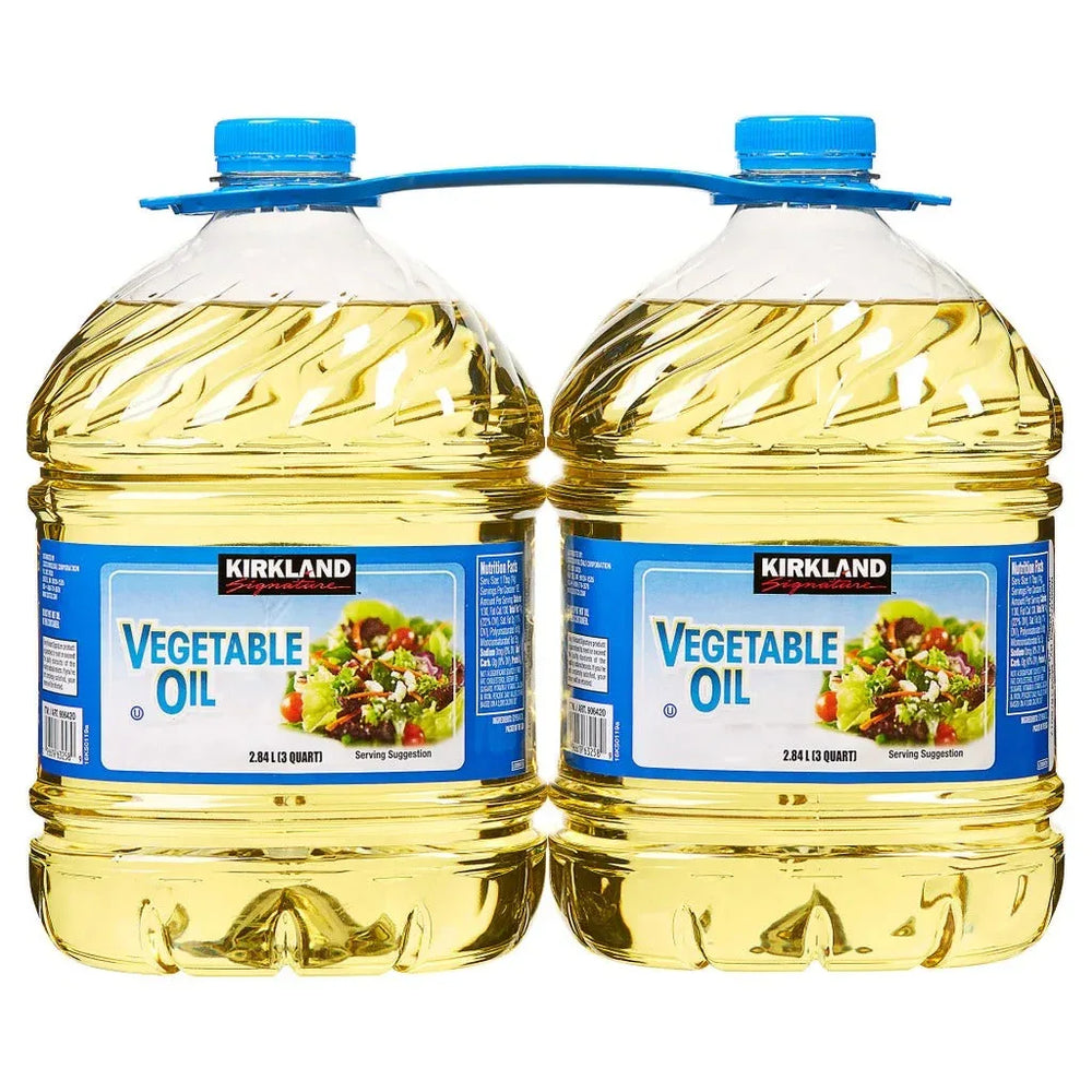 Kirkland Signature, Vegetable Oil, 3 qt, 2-Count - USA MEGA SHOP