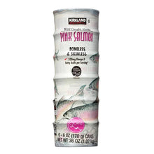 Kirkland Signature wild pink salmon pouch, boneless and skinless, 6 oz