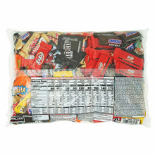 Kirkland Signature All Chocolate candy bag back with nutrition facts panel