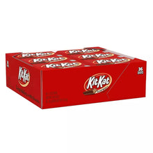 KitKat candy bar multipack box, red carton with KitKat logos and 36 bars